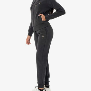 GUESS FELPA OLYMPE CON CAPPUCCIO FULL ZIP DONNA V4YQ06KCAY2 JBLK