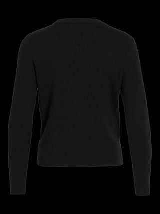 VILA COMFY MAGLIONE A COSTE DONNA 14084325 BLK