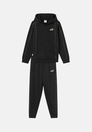 PUMA TUTA ESSENTIAL CON DETTAGLIO ANIMALIER CON CAPPUCCIO FULL ZIP JR 692213 01