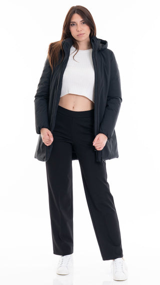 SAVE THE DUCK RACHEL COAT WITH HOOD WOMEN D40060W MATT19 10000