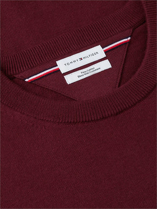 TOMMY HILFIGER PIMA ORG MAGLIONE GIROCOLLO MW28046 VLP