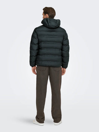 ONLY&SONS UNION PIUMINO PUFFER UOMO 22034836 BLK