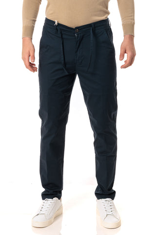IMPURE AXEL PANTALONE CONFORT IN POPELINE TESSUTO TINTO UOMO AXEL PLCC01
