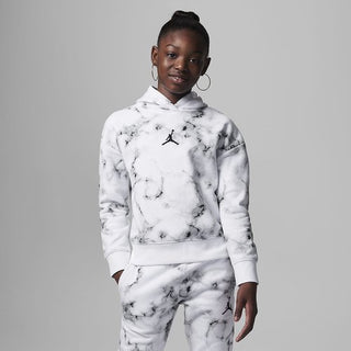 NIKE JORDAN ESSENTIALS PRINTED PULLOVER HOODIE JR 45C593 001