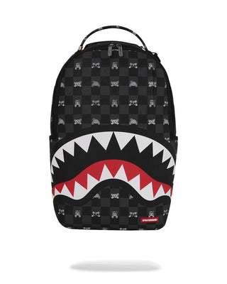 SPRAYGROUND ZAINO GRAY PEEKING CHARACTER CHECK B8872