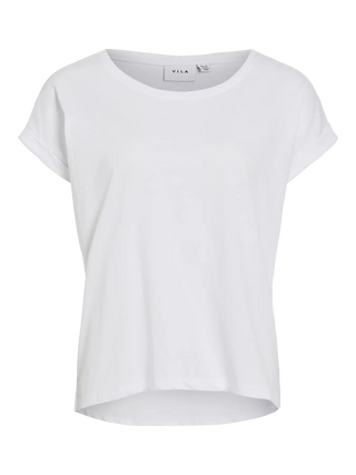 VILA DREAMERS WOMEN'S COTTON T-SHIRT (col:optical snow) 14083083 OLS