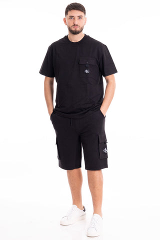 CALVIN KLEIN JEANS T-SHIRT TEXTURE POCKET J325214 BEH