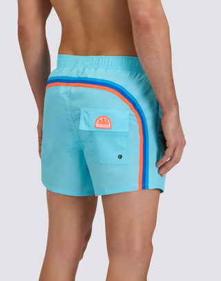 SUNDEK BOXER MARE CON ARCOBALENO SUL RETRO UOMO M911BDTA100 A6101