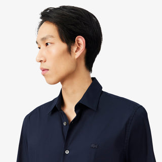 LACOSTE CAMICIA LACOSTE IN POPELINE STRETCH CH5253 166