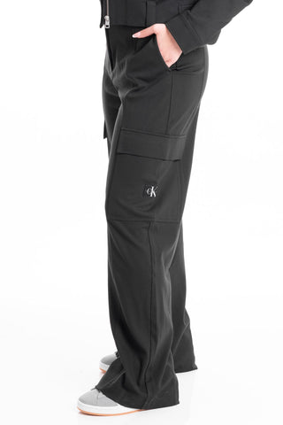CALVIN KLEIN JEANS W HIGH RISE MILANO UTILITY PANTS J222605 BEH