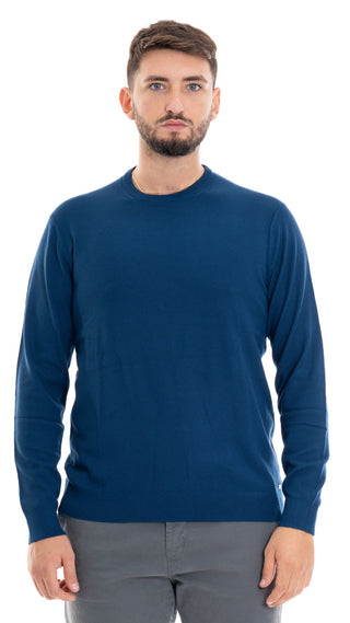 MARKUP CREW NECK VISCOSE SWEATER MEN MK790014 DNM