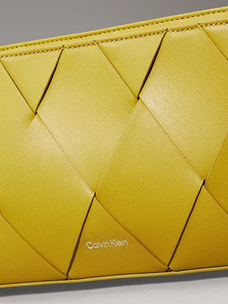 CALVIN KLEIN BORSA A TRACOLLA REGOLABILE WOVEN CON DETTAGLI IN RILIEVO K612992 M1E