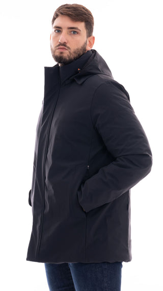 SAVE THE DUCK PTERIS COAT IN POLAR FLEECE MEN D41370M LEXY19 10000