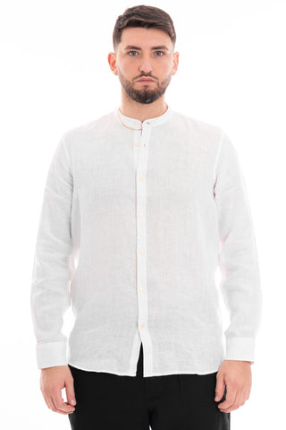 MARKUP CAMICIA MANICA LUNGA COREANA 100% LINO MK13002 BNC