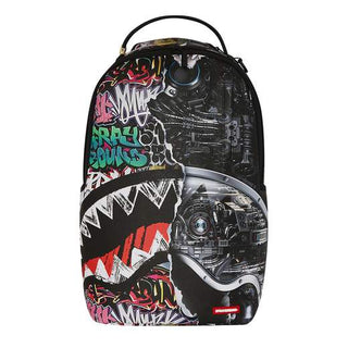 SPRAYGROUND ZAINO SPLIT CYBERSHARK B7126