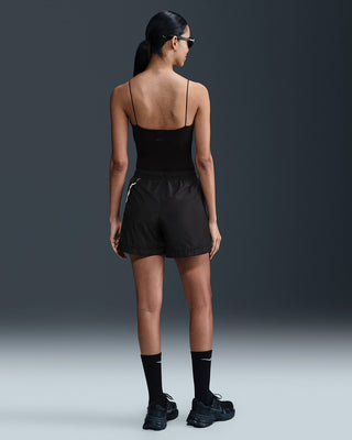 NIKE BERMUDA IN COTONE CON LOGO SU GAMBA DONNA HM8979 010