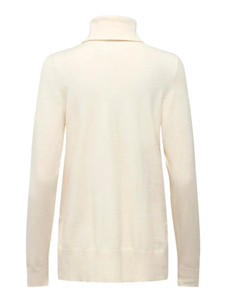 ONLY LIBI HIGH NECK SWEATER WOMEN (WHITECAP GRAY) 15324689 WGM