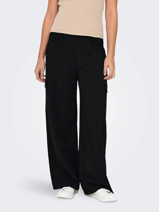 JACQUELINE DE YONG MALFY FLARED PANTS WOMEN 15312203 BLK