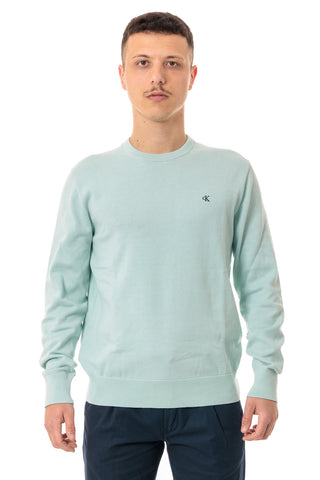 CALVIN KLEIN JEANS MAGLIONE SMOOTH COTTON CON LOGO UOMO LVO40LM300 PCT