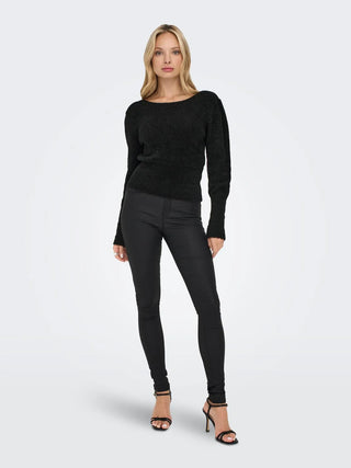 ONLY T-SHIRT LELLA MANICA LUNGA DONNA 15260678 BLK