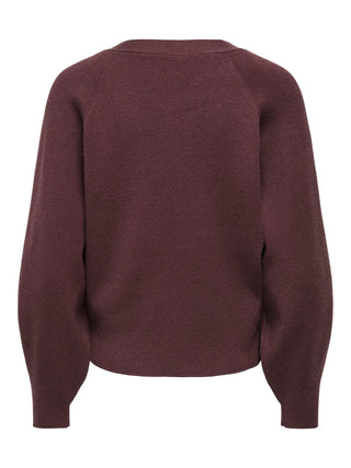 ONLY CARDIGAN SITERI CON SCOLLATURA A 4 BOTTONI 15374994 FIG