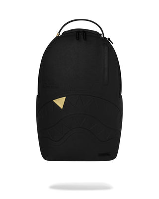SPRAYGROUND BLACKED OUT EMBOSSED GOLD TOOTH  ZAINO B9325
