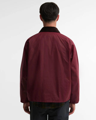BARBOUR OS TRANSPORT GIUBBOTTO IN COTONE CERATO MWX1678 RE72
