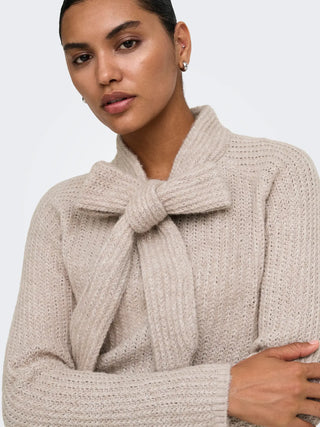 ONLY MAGLIONE KAPPA CON FIOCCO GRANDE SUL COLLO 15379207 STR