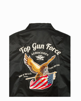 TOP GUN TOP GUN BOMBER “Force CW45” IN NYLON CON PATCH TGJ2236 1500