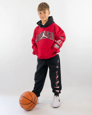 NIKE JORDAN FELPA GAMETIME IN FLEECE CON CAPPUCCIO JR 95F209 R78