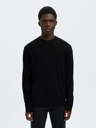 SELECTED HOMME TORINO MAGLIONICNO GIROCOLLO 16099817 BLK
