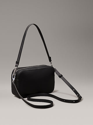 CALVIN KLEIN BORSA A SPALLA DIAMOND QUILT CON LOGO DONNA K612907 BEH