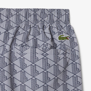 LACOSTE BOXER MARE MIDI CON STAMPA CON MONOGRAMMA MH9086 YIN