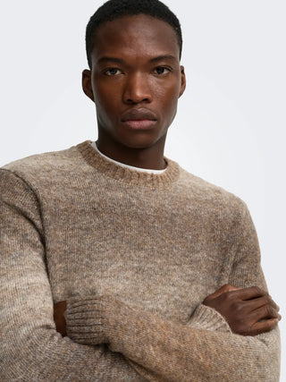 ONLY&SONS MAGLIONE MACK GIROCOLO SFUMATA 22039389 CFB