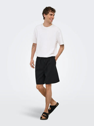 ONLY&SONS WILL PANTALACCIO CORTO LOOSE 22036351 BLK