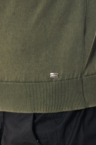 MARKUP MAGLIONCINO IN MAGLIA TRAPUNTATO SU SPALLE MANICA LUNGA UOMO MK10008 MLR