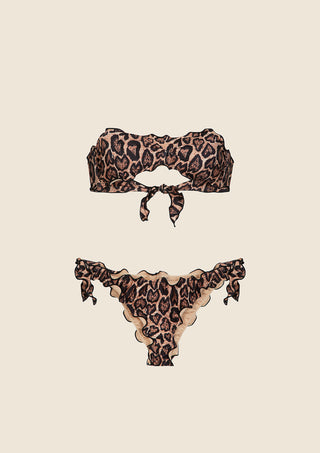 FK COSTUME DONNA A FASCIA CON FANTASIA LEOPARDATA 2125X26