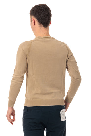 MARKUP MAGLIONCINO IN MAGLIA TRAPUNTATO SU SPALLE MANICA LUNGA UOMO MK10008 CRD
