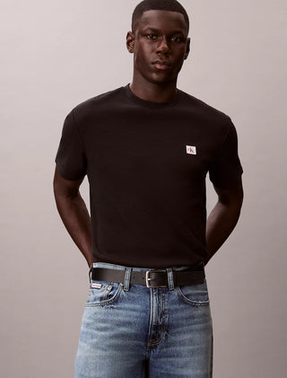CALVIN KLEIN JEANS T-SHIRT WAFFLE BADGE CREWNK CK UOMO LV04RD008G UB1