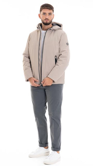 MARKUP MEN'S SOFTSHELL HOODED JACKET MK794011 BEI
