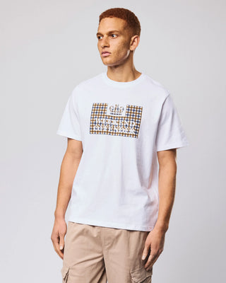 WEEKEND OFFENDER T-SHIRT LOGO E CHECK WEEKEND OFFENDER TS1B15 SHEVCHENKO