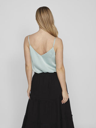 VILA T-SHIRT ENNA RAVENNA V-NECK SINGLET DONNA 14084506 GRM