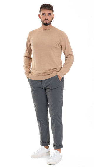 MARKUP CREW NECK SWEATER MEN MK20010 CML