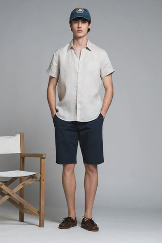 IMPURE CHINO BERMUDA IN POPELINE  UOMO KURT POPC01