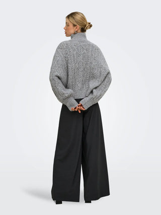 ONLY MAGLIONE HILDE A COLLO ALTO INTRECCIATO 15375336 MGM