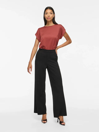 VILA ELLETTE T-SHIRT SATINATA DONNA 14059563 MSL