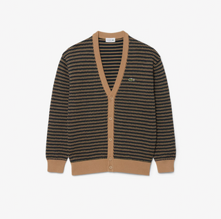 LACOSTE CARDIGAN A RIGHE UOMO AH8567 XEI