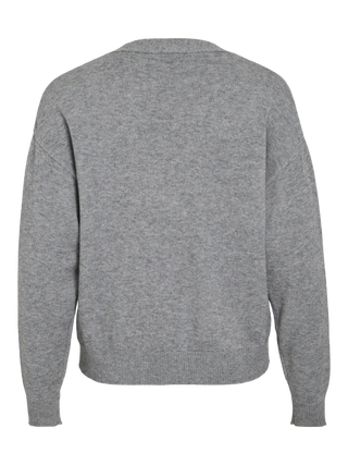 VILA CARDIGAN VILA RIL CON SCOLLATURA A V CON 4 BOTTONI 14107411 MGM