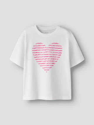 NAME IT FFAHIRAZ T-SHIRT CON CUORE 13254496 BGZ