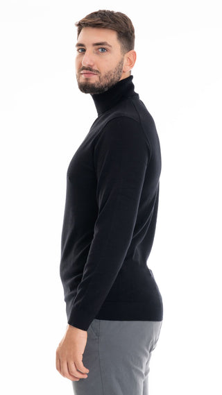 MARKUP SWEATER OTHER MEN'S COLLAR MK20015 BLACK